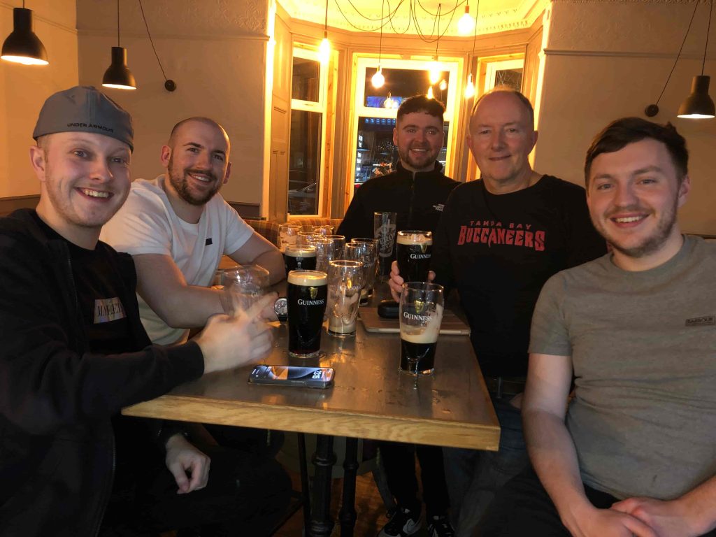 The Hair Blair Bunch wins at our very first quiz at the Ravelston Hotel.