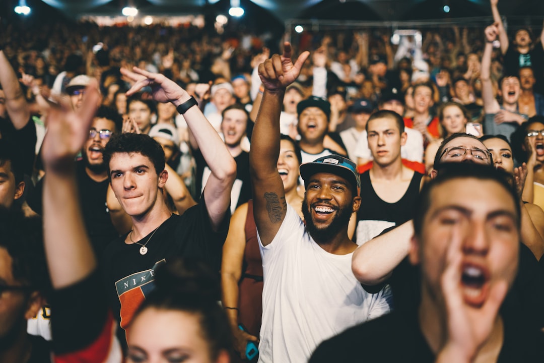 Audience enjoying a live comedy night event